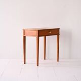 Vintage bedside table with gold handle