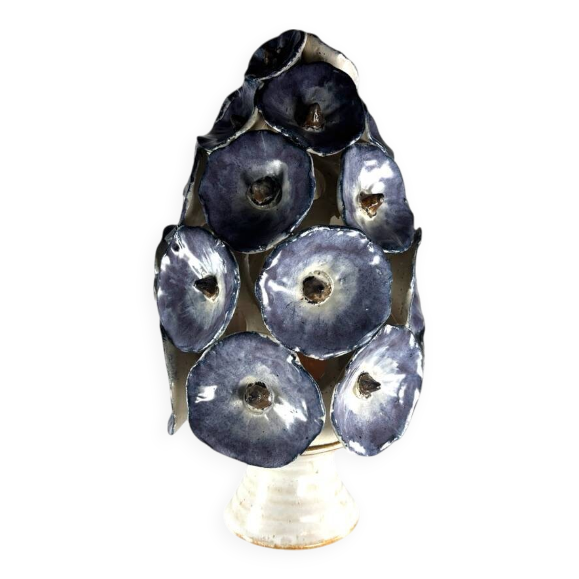 Gunnar Hansson Ceramic Tealight Holder Vintage Sweden 1970