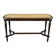 Antique wooden bench, caned seat, Louis XVI style, 20th century.