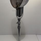 Art deco adjustable chrome desk lamp
