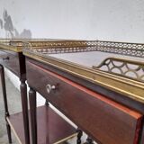 Pair of bedside Louis XVI style