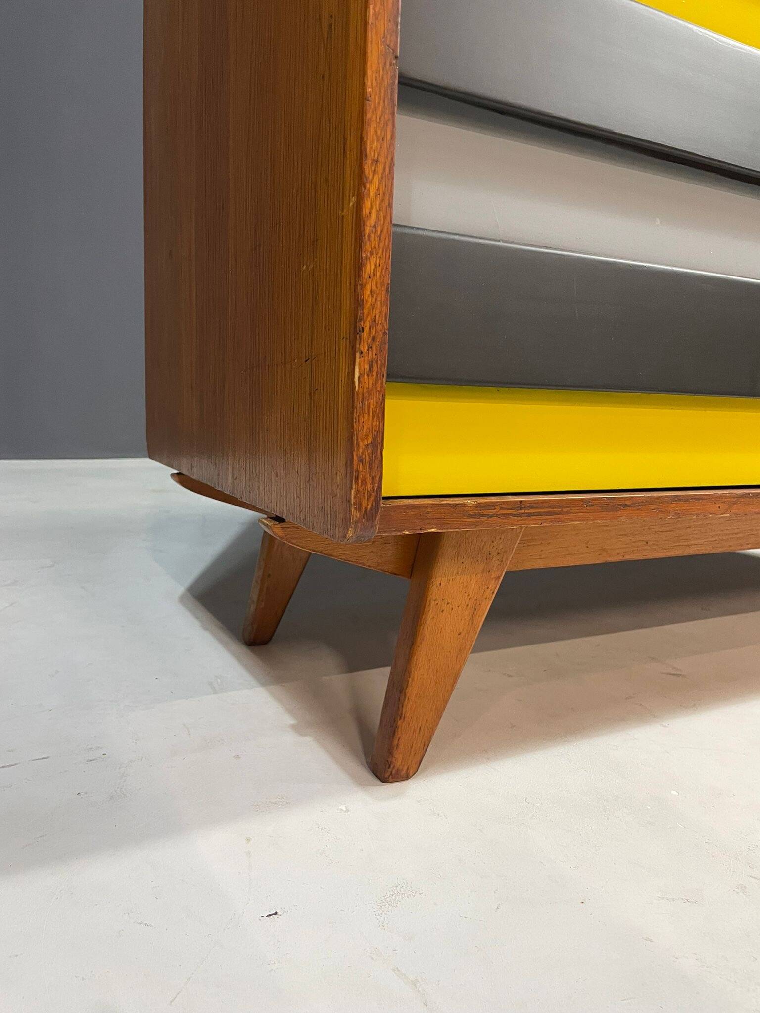 Jiří Jiroutek chest for Interiér Praha, model U-452, Czechoslovakia 1960s