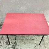 Vintage red formica table