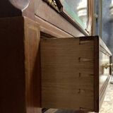 Louis XVI Parisian library in precious wood and gilded bronze