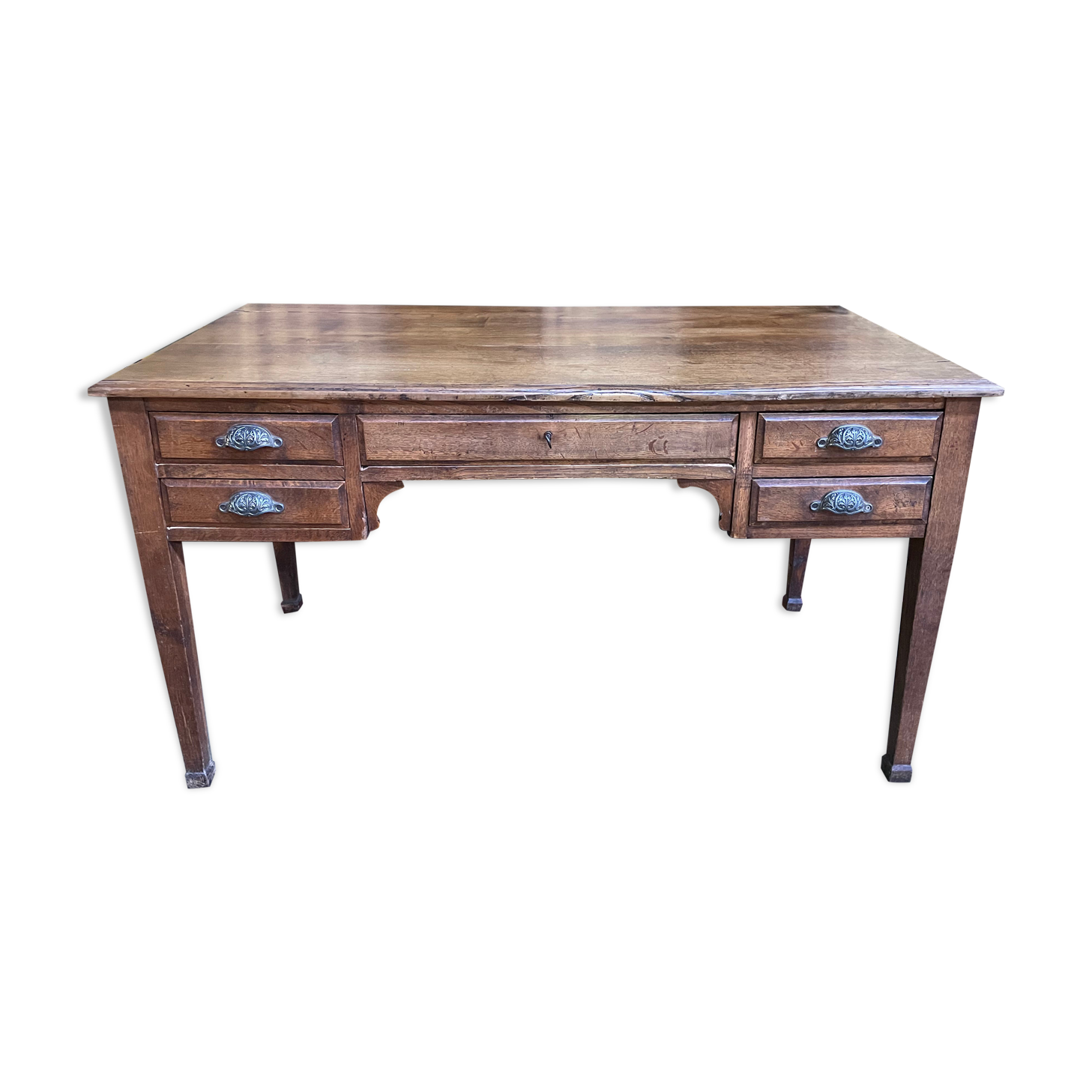 Bureau en chêne massif 1900
