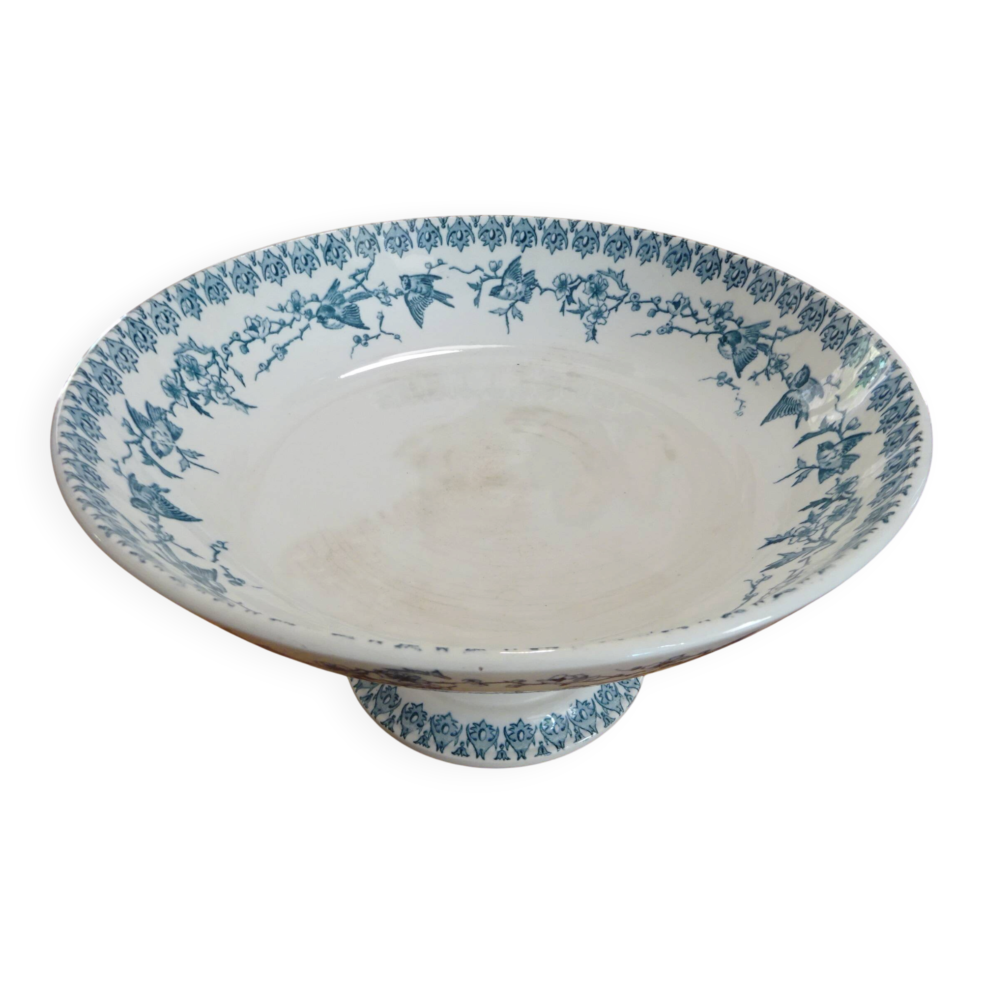 Large compote dish Terre de Fer