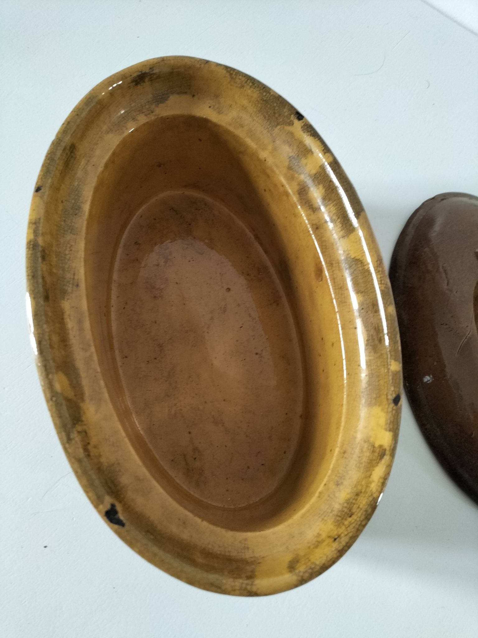 Vintage terrine in glazed earthenware La Bourguignonne n°6