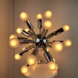 Sputnik space age 70s spherical suspension chandelier