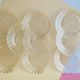 10 small plates in Duralex glass in the shape of flowers - retro-cuisine-vintage
