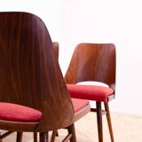 Chaises de salle à manger vintage par Radomír Hofman, années 1960, ensemble de 4