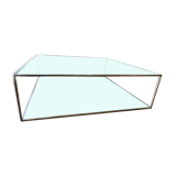 Table basse ampm verre laiton