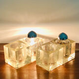 Murano glass table lamp, Italy 60s