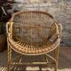 Rattan basket chair