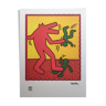 1990s Original Gorgeous Keith Haring Limited Edition Lithograph