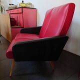 Set of an armchair and a sofa from the 50s