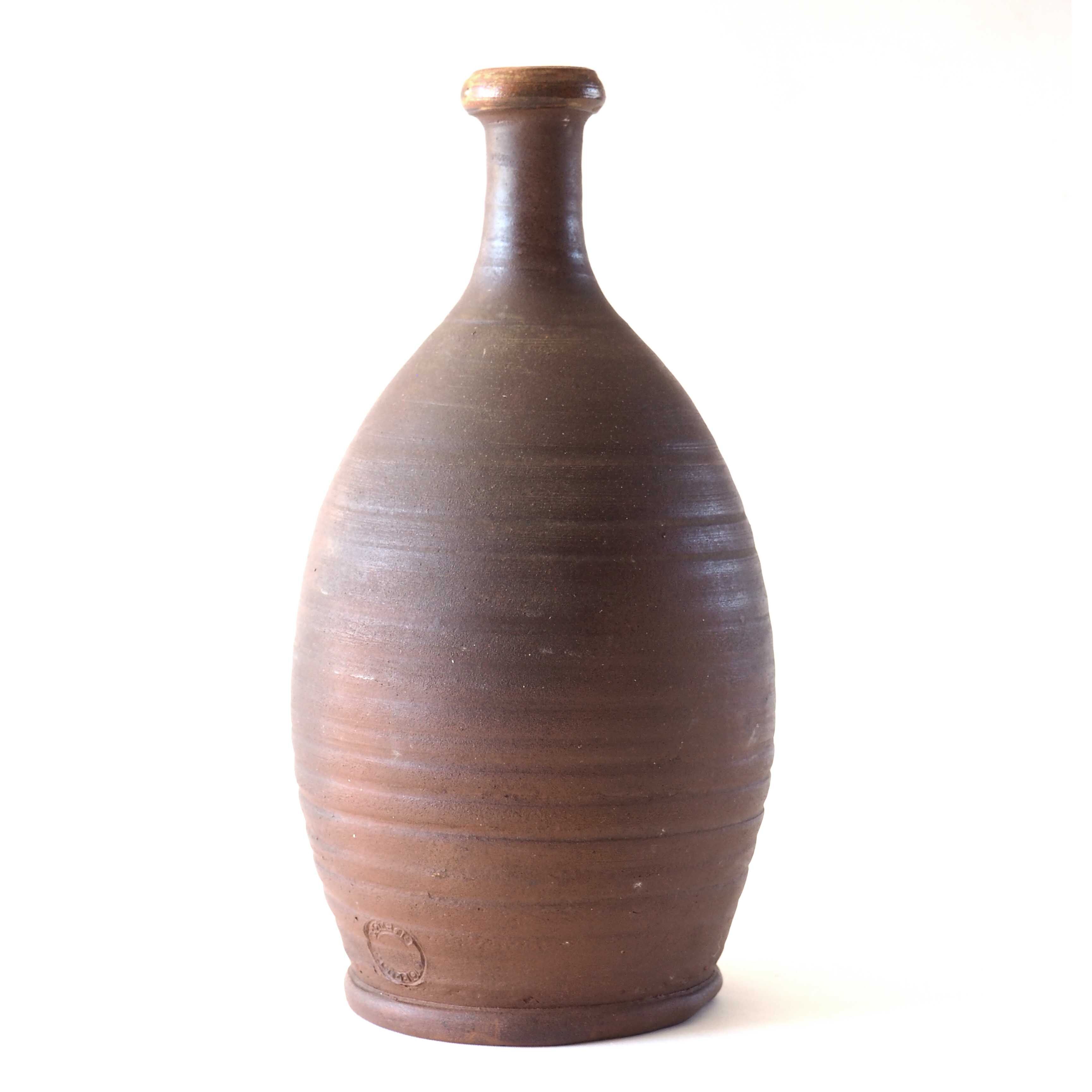 Raw terracotta vase