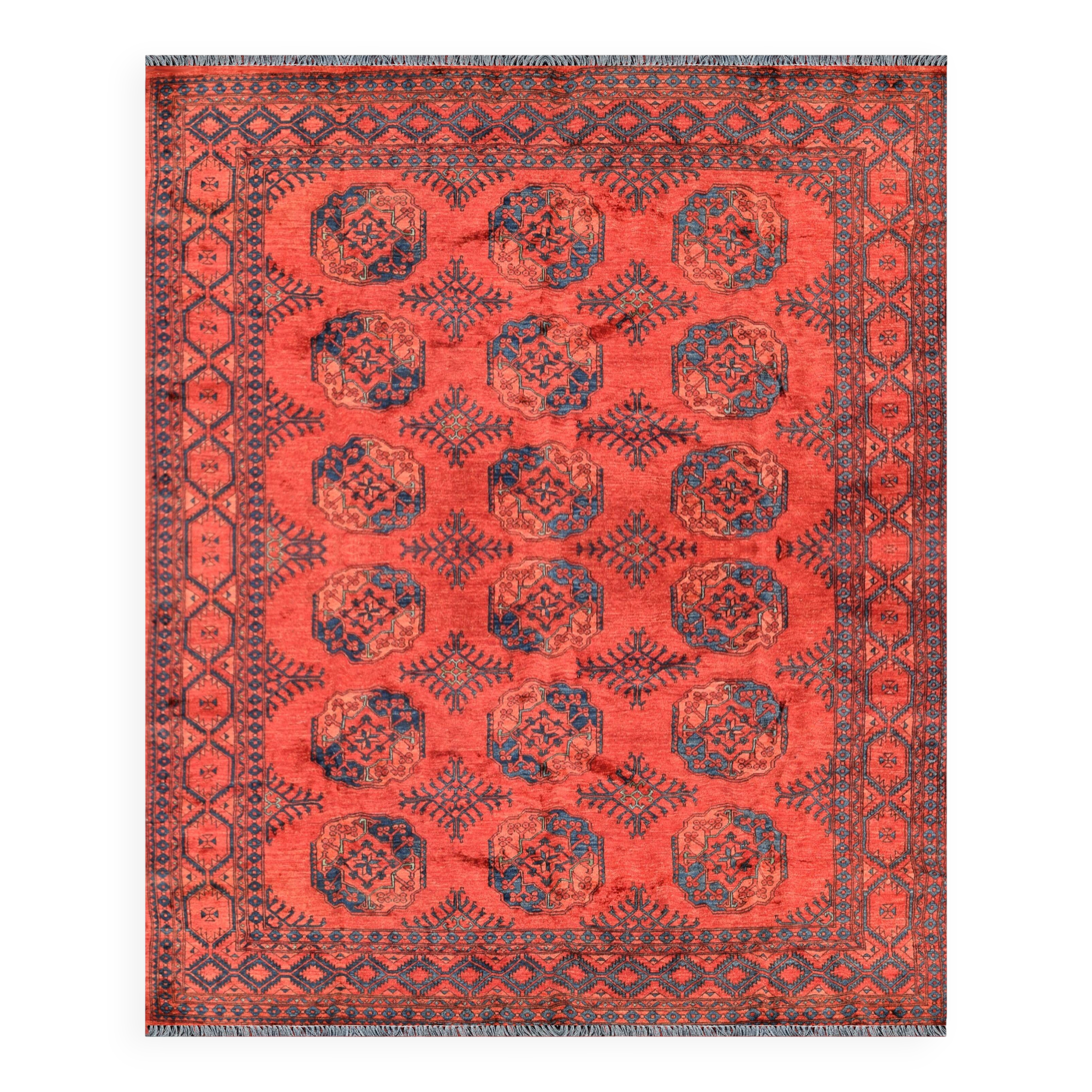 Oriental carpet Boukhara Turkmen Afghanistan: 350 x 255 cm