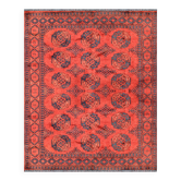 Tapis d'orient Boukhara Turkmène Afghanistan : 350 x 255 Cm