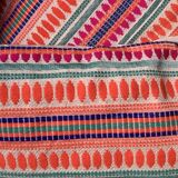 Bohemian multi-colored cushion