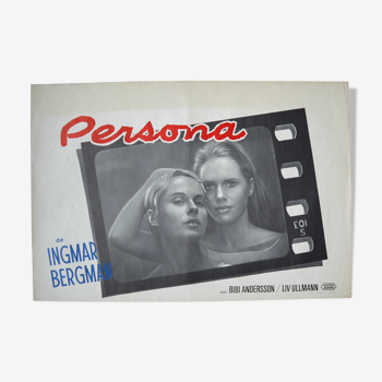 Original movie poster of Ingmar Bergman's Persona