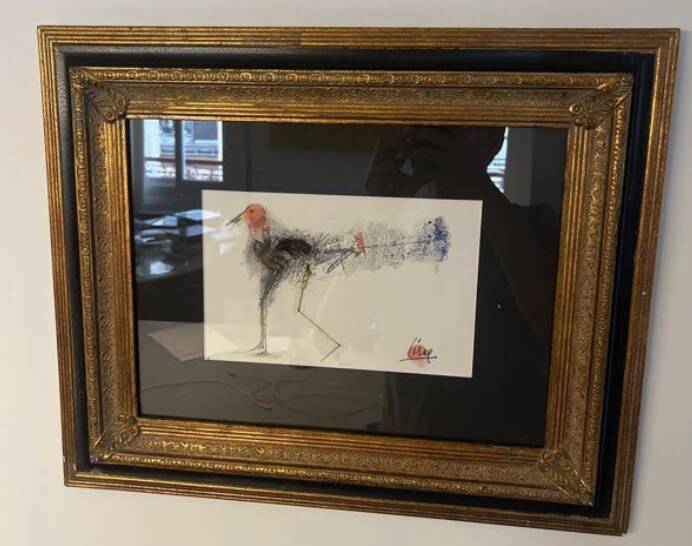 Rare composition by Cesar Baldaccini