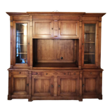 Directory style solid cherry bookcase
