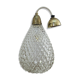 Hanging lamp "drop of water" glass diamond tip of the 50/60