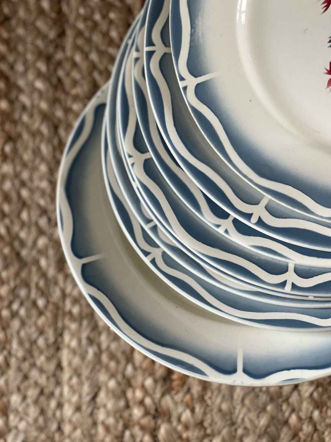 8 flat plates digoin sarreguemines