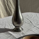 Vintage silver-plated floor vase