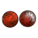 Pair of red speckled ceramic trivets