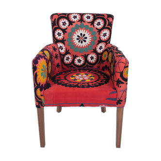 Suzani Armchair Ethnic Turkish Bergere