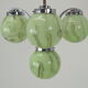 Art deco chrome chandelier,1930's.