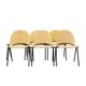 Ensemble de six chaises, design danois, années 1970, production : Danemark