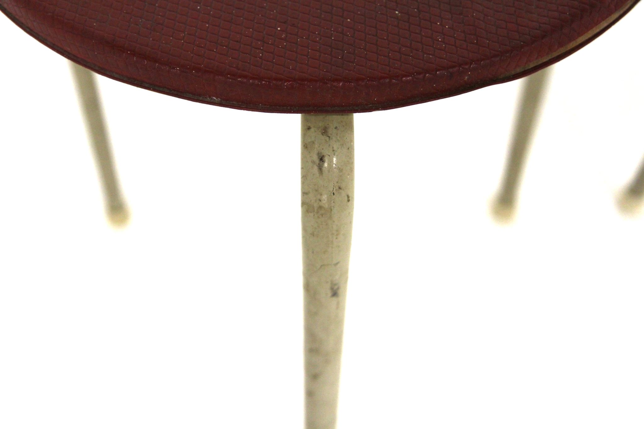 set of 2 metal stools, Sweden, 1950