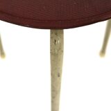 set de 2 tabourets en métal, Suède, 1950