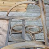 Rocking-chair en cannage
