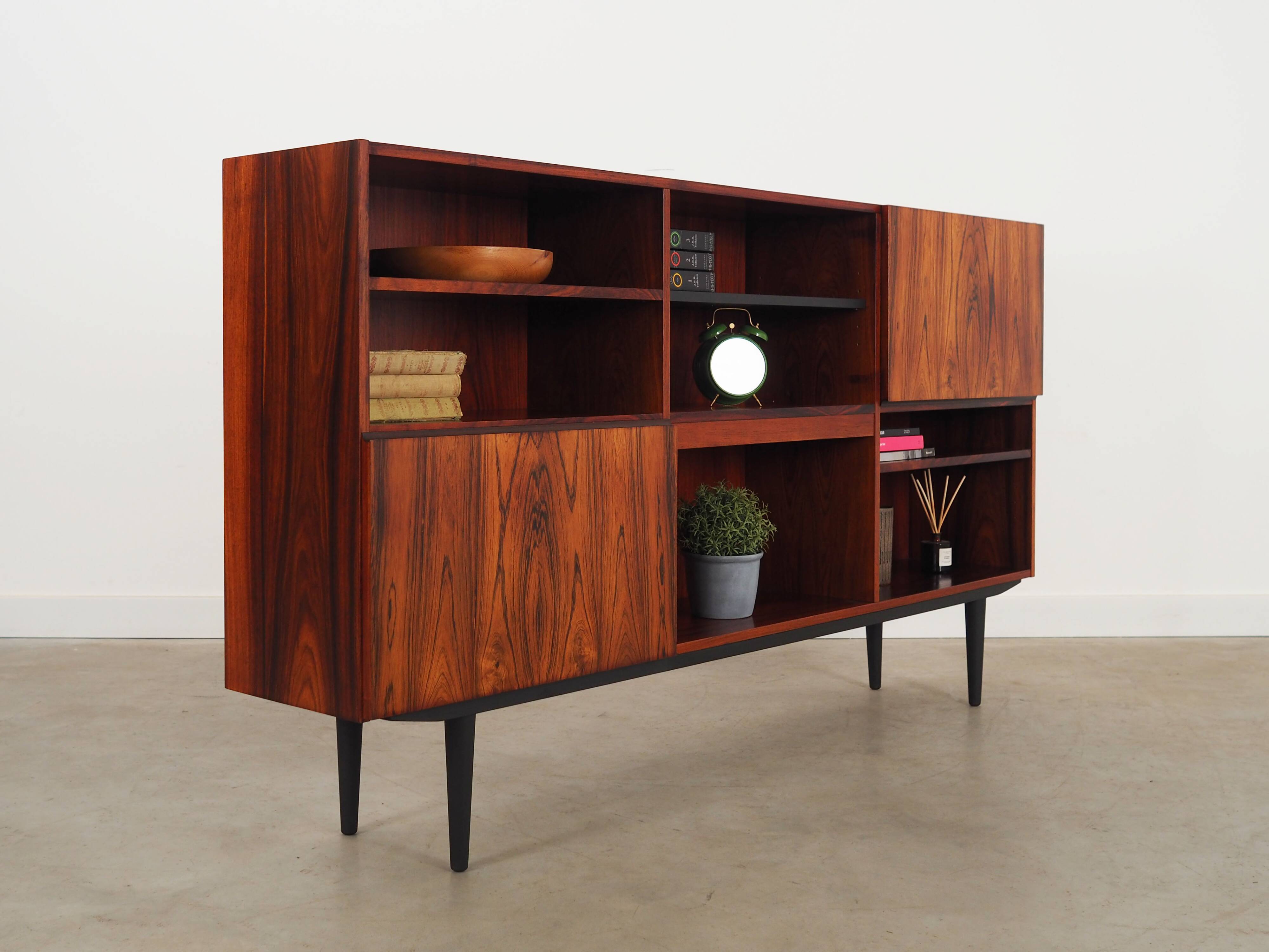 Danish rosewood highboard, 1970s