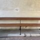 Très grand banc en fonte
