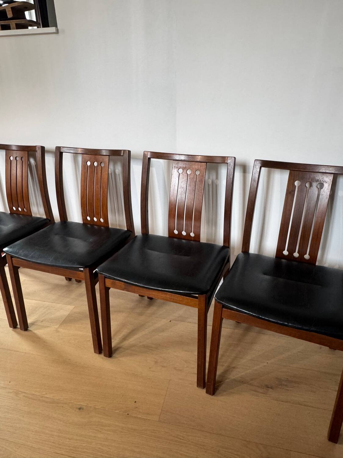 4 chairs by Jacques Hauville