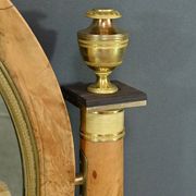 Dressing table in elm burl veneer, Empire period – Early 19th century