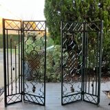 Wrought iron screen