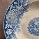 Set of 2 deep plates in Sarreguemines ironstone – Jardinière model – Various decorations