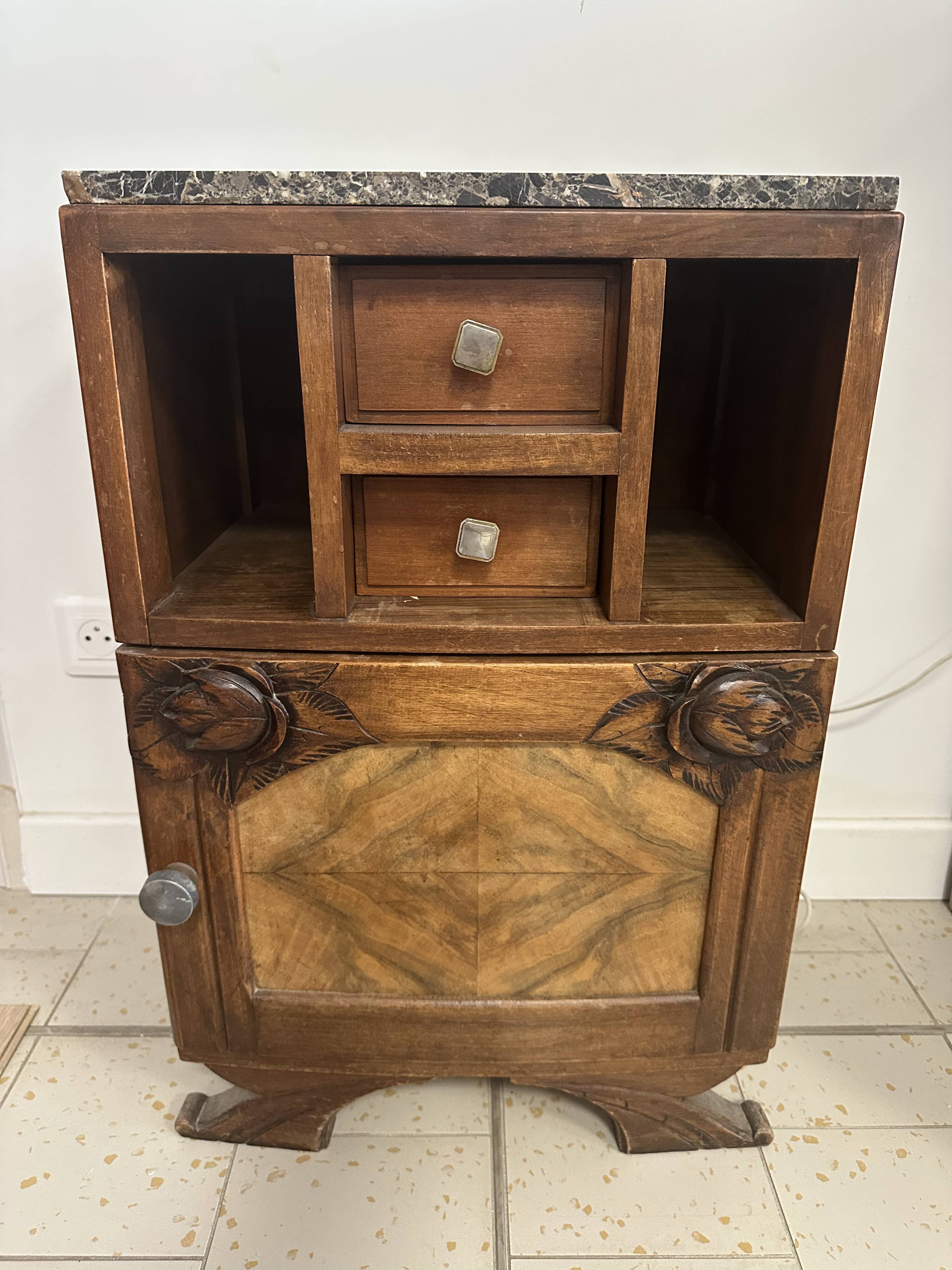 Art Deco bedside table
