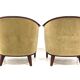 Set de 2 fauteuils en velours, Bröderna Anderssons, Suède, 1960