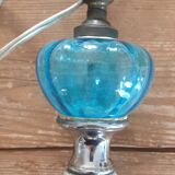 Old ceramic and metal lamp