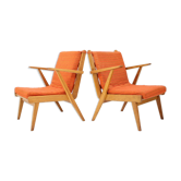 1960s Pair of Armchairs, Czechoslovakia