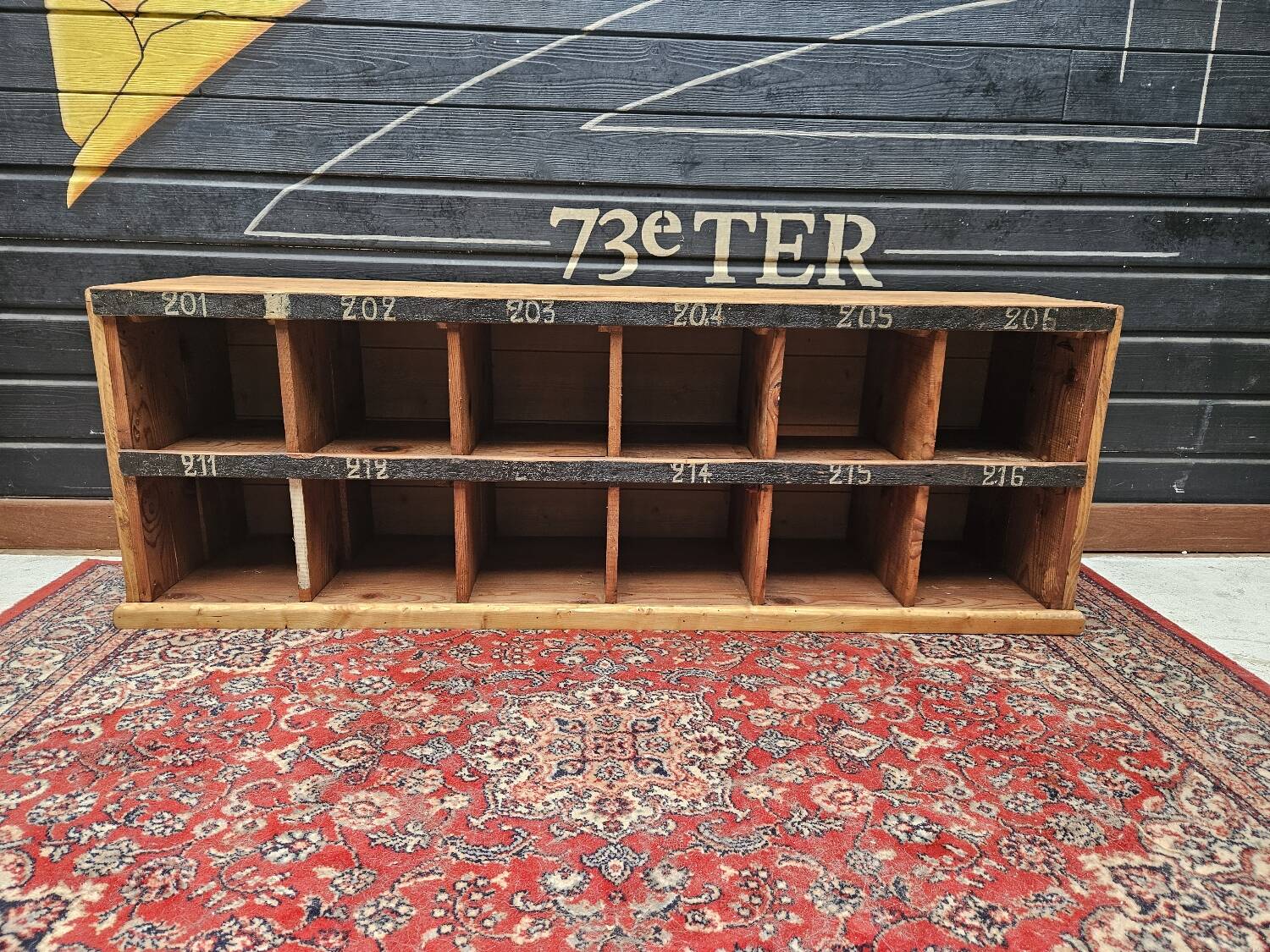 Wooden locker / storage bench