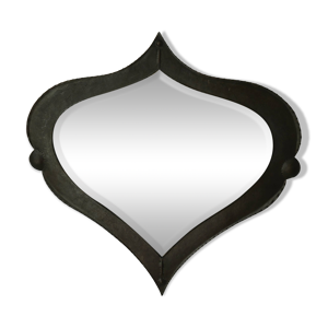 Miroir en cuivre martelé