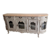 buffet enfilade ancien au style Louis XV