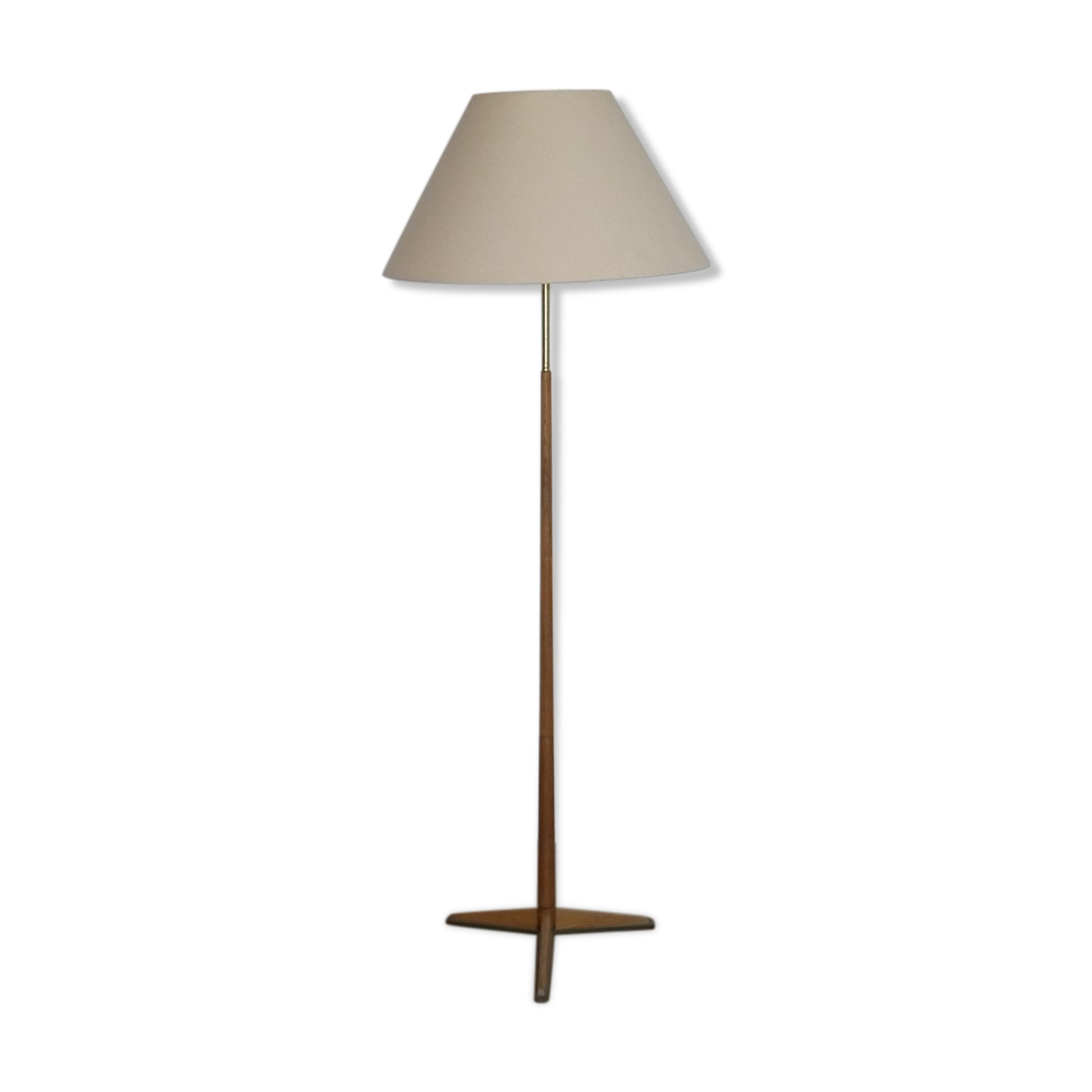 Lampadaire tripode en bois 1960